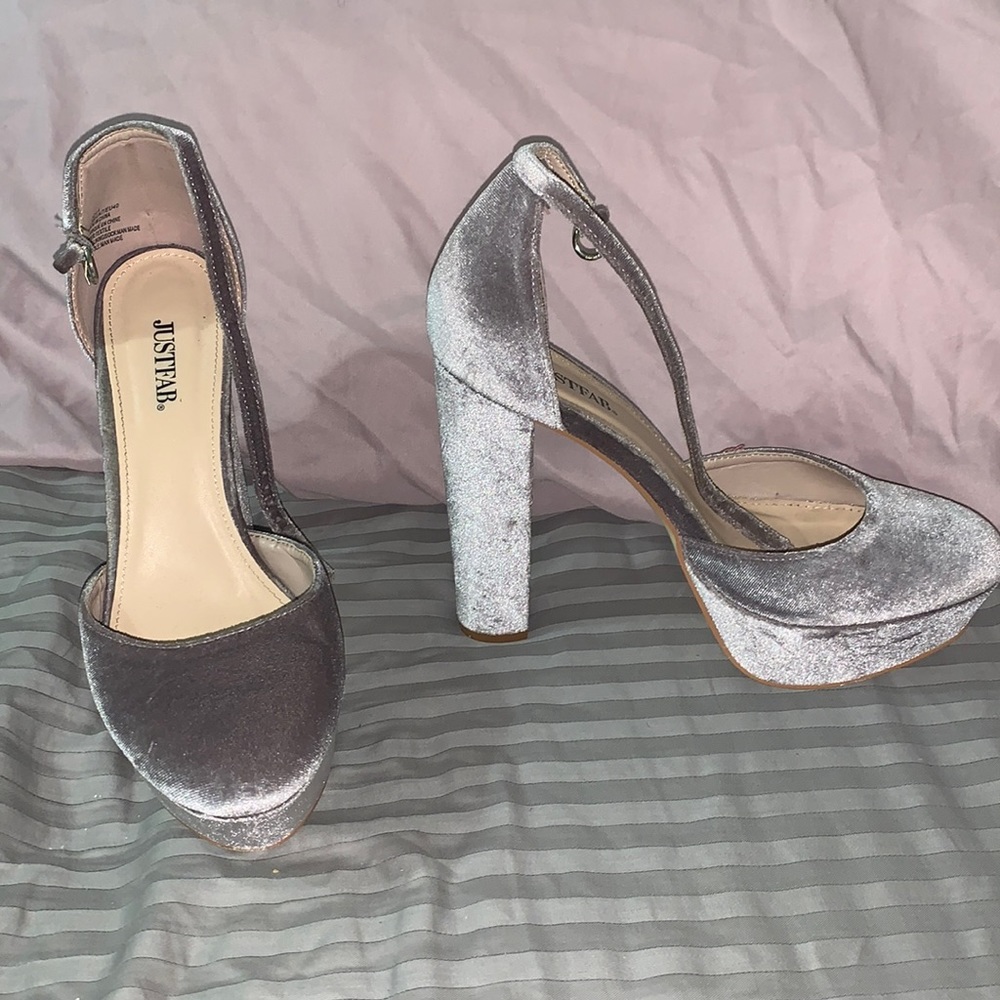 Beautiful block heel with platform